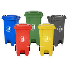 PEDAL BIN + WHEEL 240L