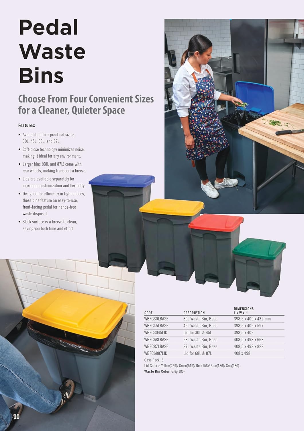 NILKAMAL PEDAL BIN 87 LTR