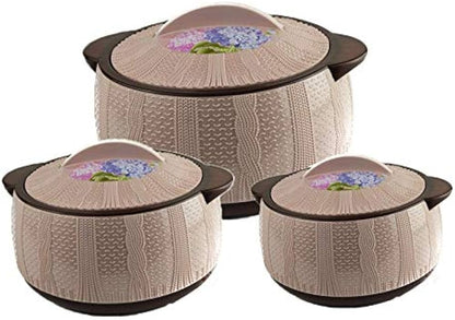NAYASA FINESTA CASSEROLE 3PC SET (1500,2000,3500)