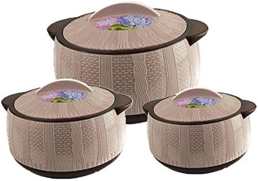NAYASA FINESTA CASSEROLE 3PC SET (1500,2000,3500)