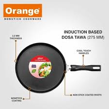 ORANGE NON STICK DOSA TAWA 27 Cm