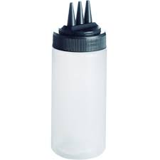 SQUASH SAUCE BOTTLE BIG TRIPLE NOZZLE
